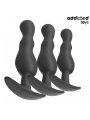 ADDICTED TOYS - SET OF 3 ANAL PLUG SILICONE MODEL 1