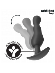 ADDICTED TOYS - SET DE 3 PLUG ANAL SILICONA MODELO 1