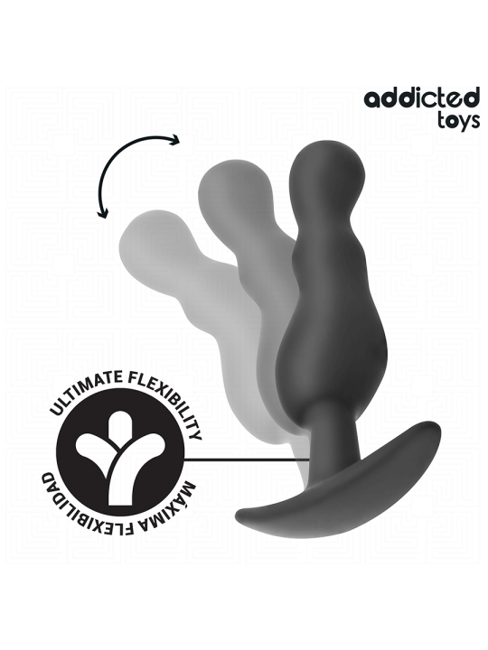 ADDICTED TOYS - SET OF 3 ANAL PLUG SILICONE MODEL 1