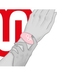 WATCHME - WIRELESS-TECHNOLOGIE-UHR ZARTES ROSA