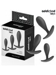ADDICTED TOYS - 3ER-SET ANALPLUG MODELL 2