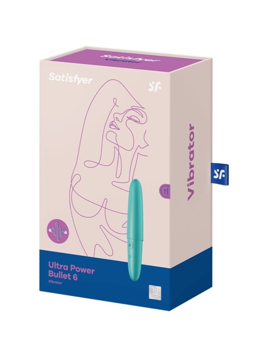 SATISFYER - ULTRA POWER BULLET 6 TÜRKIS