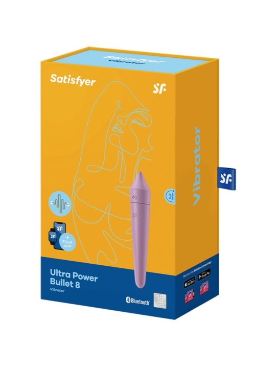 SATISFYER - ULTRA POWER BULLET 8 LILA