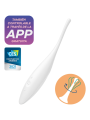 SATISFYER - TWIRLING JOY CLIT TIP VIBRATOR WHITE