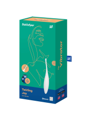 SATISFYER - TWIRLING JOY CLIT TIP VIBRATOR WHITE