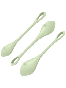 SATISFYER - ENSEMBLE ENTRAÎNEMENT YONI POWER 2 VERT