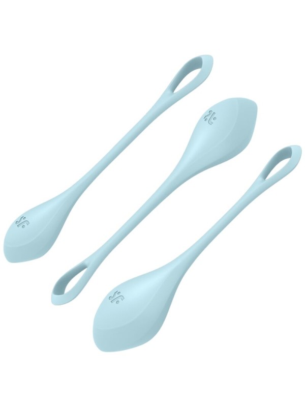 SATISFYER - ENSEMBLE ENTRAÎNEMENT YONI POWER 2 BLEU