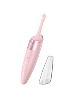 SATISFYER - ESTIMULADOR DE CLITÓRIS TWIRLING DELIGHT ROSA