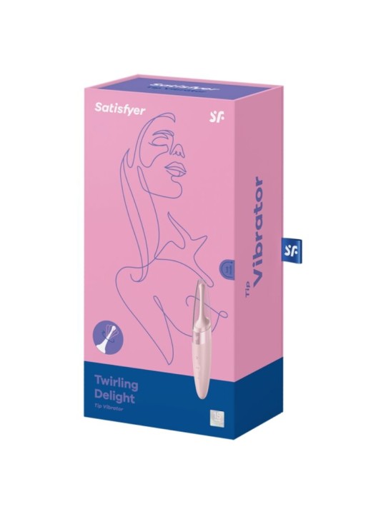 SATISFYER - TWIRLING DELIGHT ESTIMULADOR CLITORIS ROSA