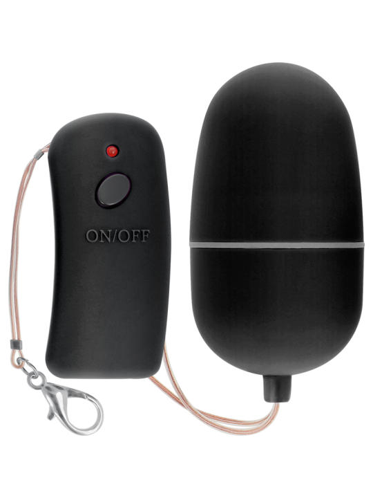 ONLINE - OEUF VIBRANT AVEC TÉLÉCOMMANDE NOIRE