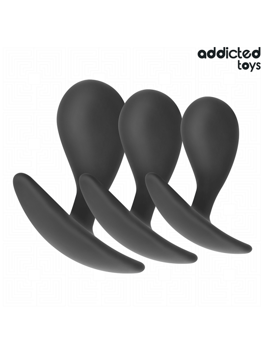 ADDICTED TOYS - CONJUNTO DE 3 PLUG ANAL MODELO 3