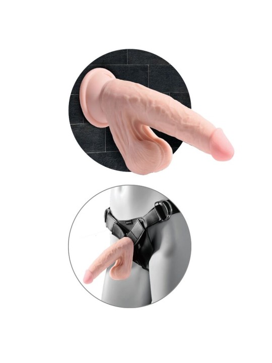 KING COCK - PLUS 3D DILDO SWINGENDE BALLEN 12,7 CM
