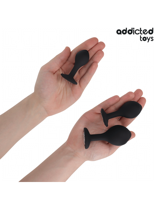 ADDICTED TOYS - CONJUNTO DE 3 PLUG ANAL COM JOIA