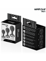 ADDICTED TOYS - SET DI 3 TAPPI ANALI CON GIOIELLO