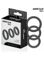 ADDICTED TOYS - SET OF FLAT SILICONE RINGS
