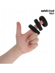 ADDICTED TOYS - CONJUNTO DE ANÉIS PLANOS DE SILICONE