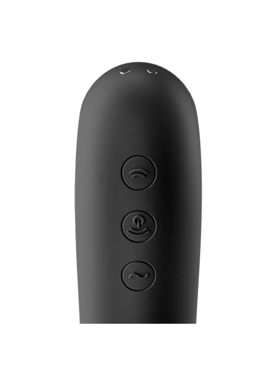 SATISFYER - DUAL KISS ESTIMULADOR CLITORIS NEGRO