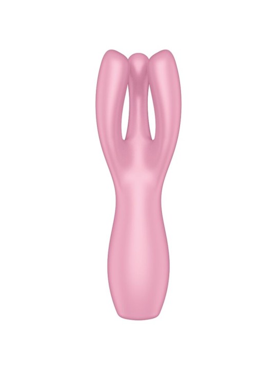 SATISFYER - THREESOME 3 VIBRADOR ROSA