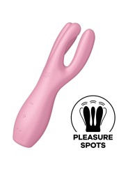 SATISFYER - THREESOME 3 VIBRADOR ROSA