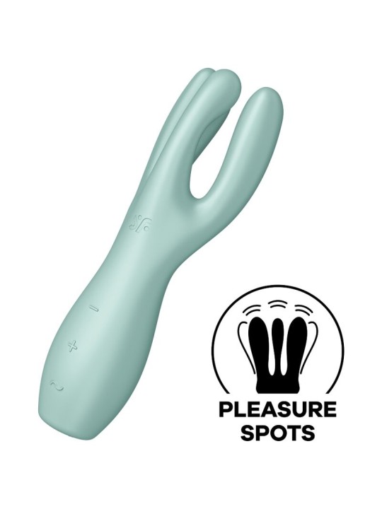 SATISFYER - THREESOME 3 VIBRADOR VERDE