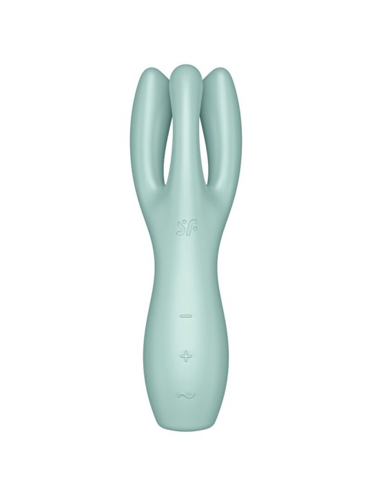 SATISFYER - VIBRATORE THREESOME 3 MENTA