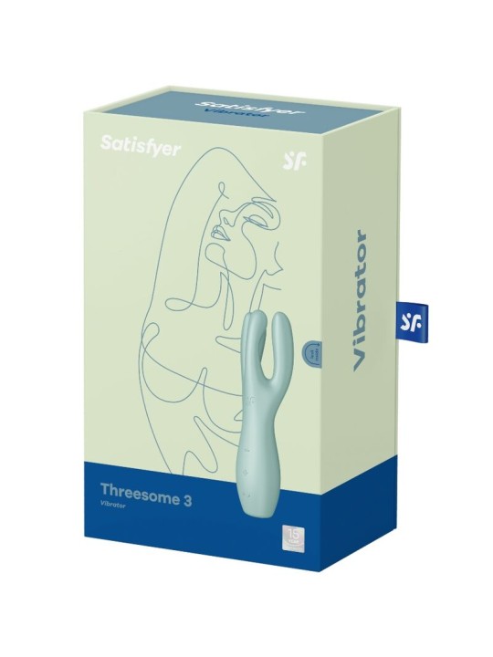 SATISFYER - THREESOME 3 VIBRADOR VERDE