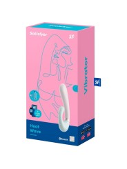 SATISFYER - HEAT WAVE VIBRADOR APP BLANCO