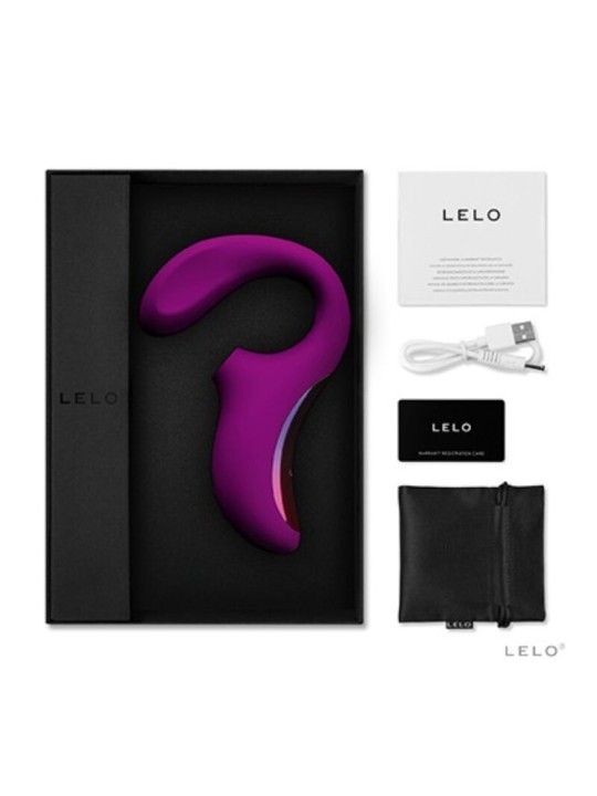 LELO - ENIGMA CRUISE DOUBLE STIMULATION SONIC MASSAGER DEEP ROSE