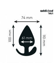 ADDICTED TOYS - PLUG ANAL TAMANHO XXL 11 CM