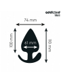 ADDICTED TOYS - PLUG ANAL SILICONA TALLA XXL 11 CM