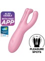 SATISFYER - THREESOME 4 VIBRATOR APP ROZE