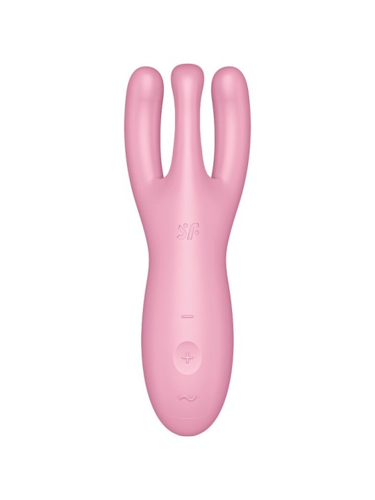SATISFYER - APP THREESOME 4 VIBRATORE ROSA