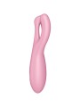 SATISFYER - APPLICATION VIBRATEUR THREESOME 4 ROSE