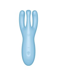 SATISFYER - THREESOME 4 VIBRATOR APP BLUE
