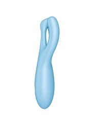 SATISFYER - THREESOME 4 VIBRATOR APP BLAUW