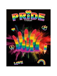 PRIDE - GODE DRAPEAU LGBT VAGUE 17 CM