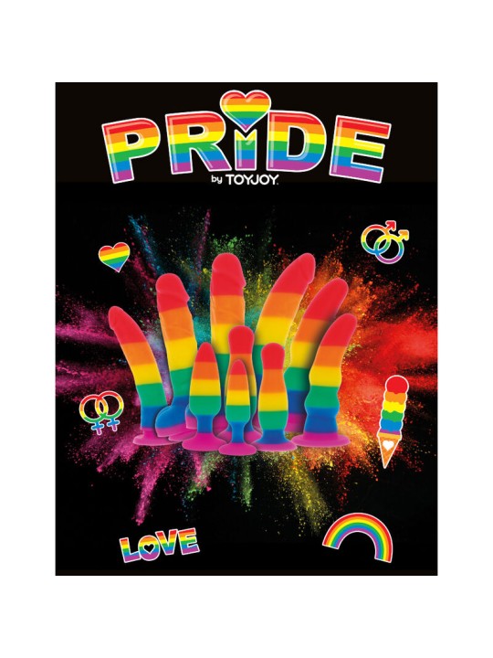 PRIDE - GODE DRAPEAU LGBT VAGUE 17 CM