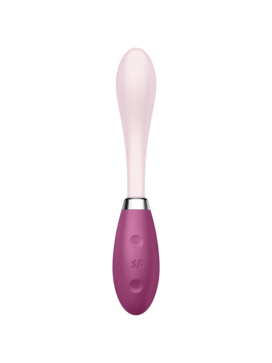 SATISFYER - VIBRATEUR MULTI G-SPOT FLEX 3 ROUGE