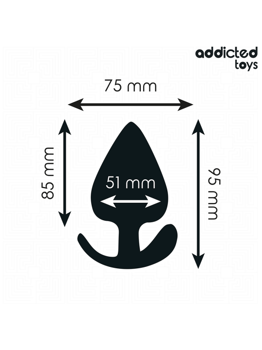 ADDICTED TOYS - PLUG ANAL TAMANHO XL 9.5 CM
