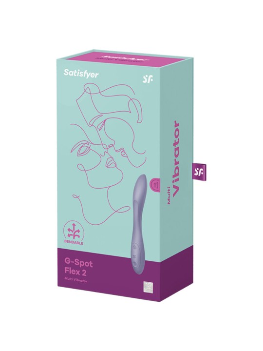 SATISFYER - G-SPOT FLEX 2 MULTI VIBRATOR LILA