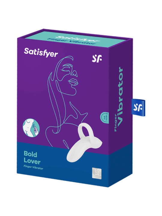 SATISFYER - VIBRATEUR DOIGTS BOLD LOVER BLANC