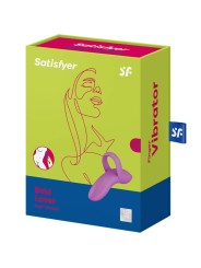 SATISFYER - BOLD LOVER FINGER VIBRATOR PINK