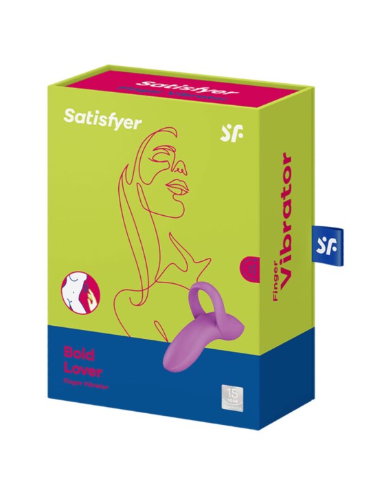 SATISFYER - BOLD LOVER VIBRERENDE VINGERHOEDJE ROZE