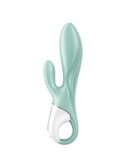 SATISFYER - APP VIBRATORE GONFIABILE CONIGLIO AIR PUMP BUNNY 5+ VERDE