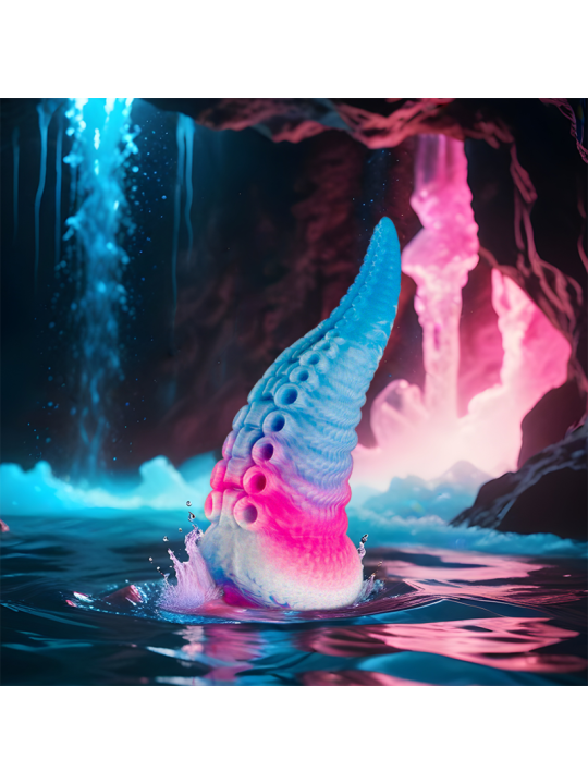 EPIC - PHORCYS BLAUER TENTAKEL-DILDO, KLEINE GRÖSSE