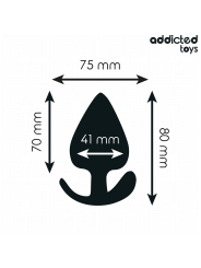 ADDICTED TOYS - PLUG ANAL TAMANHO L 8 CM