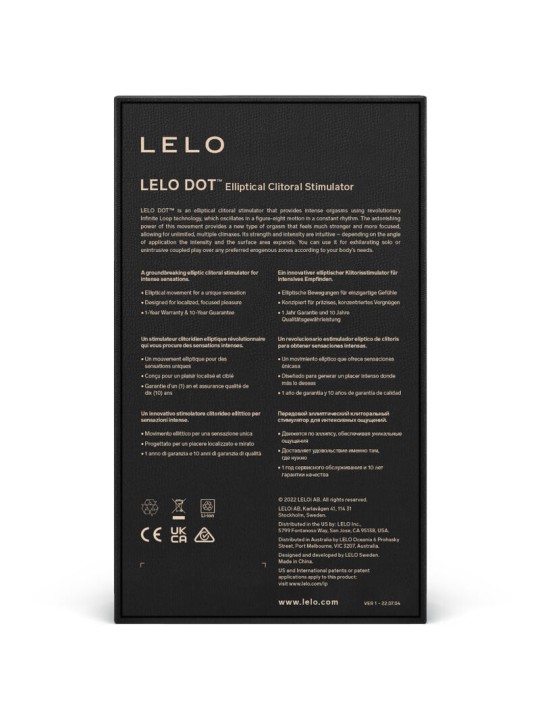 LELO - DOT CLITORIS STIMULATOR - AQUA GREEN