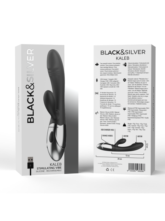 BLACK&SILVER - KALEB STIMULIERENDE VIBE