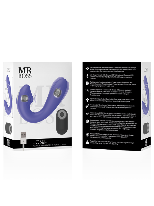 MR BOSS - JOSEF PULSATION & VIBRATION CONTROL REMOTO PARA PAREJAS