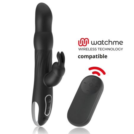 BRILLY GLAM - MOEBIUS VIBROMASSEUR RABBIT ET ROTATIF + TÉLÉCOMMANDE WA